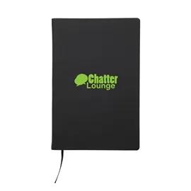 Hardcover Notebook Two-Tone Leatherette - 5.5 x 8.25 in