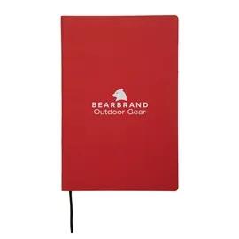 Hardcover Notebook Two-Tone Leatherette - 5.5 x 8.25 in - product view 3