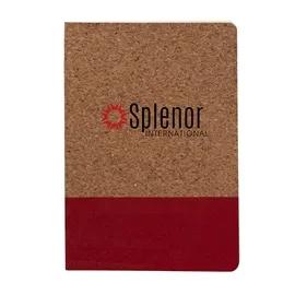 Hardcover Notebook Two-Tone Cork Cover - 5.75 x 8.13 in