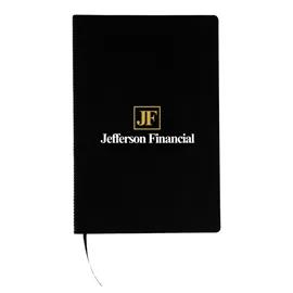 Hardcover Notebook Two-Tone Leatherette - 5.5 x 8.25 in