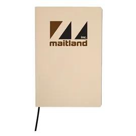Hardcover Notebook Two-Tone Leatherette - 5.5 x 8.25 in - product view 2