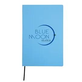 Hardcover Notebook Two-Tone Leatherette - 5.5 x 8.25 in - product view 3