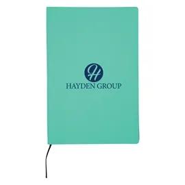Hardcover Notebook Two-Tone Leatherette - 5.5 x 8.25 in - product view 4