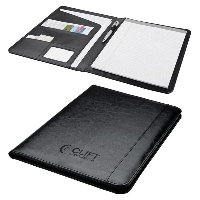 Padfolio Textured Leatherette Letter Size - 9.63 x 13 in - product view 3