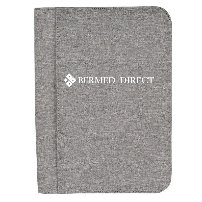 Padfolio Zippered RPET Recycled Letter Size - 9.63 x 13.38 in