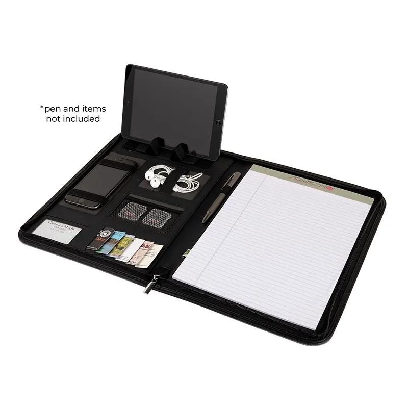 Padfolio Zippered RPET Recycled Letter Size - 9.63 x 13.38 in - product view 4