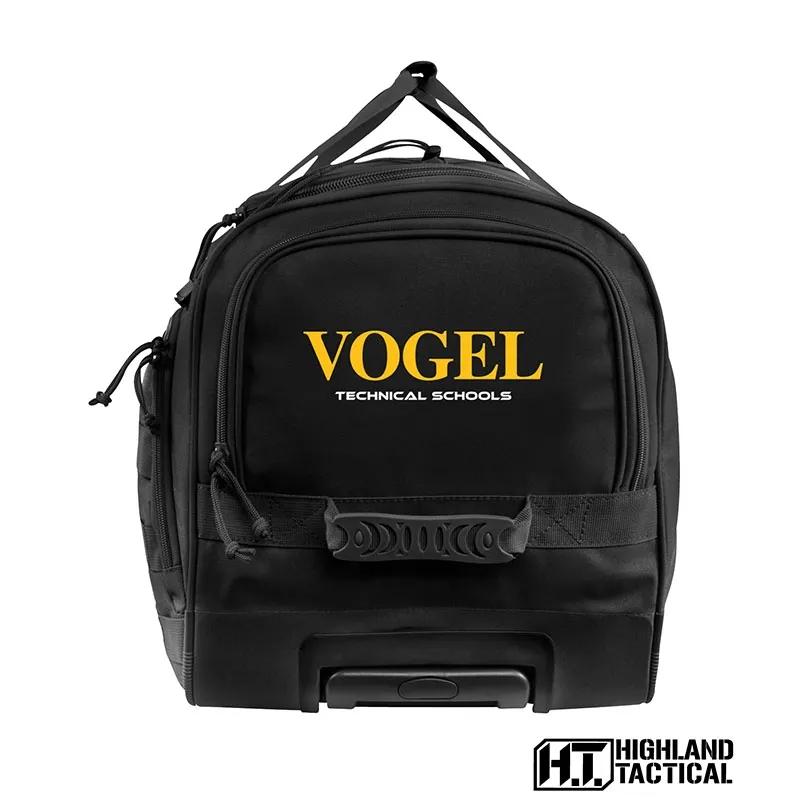 Tactical Rolling Duffel Bag Retractable Handle - 29.5 x 13 x 12.75 in - product view 2