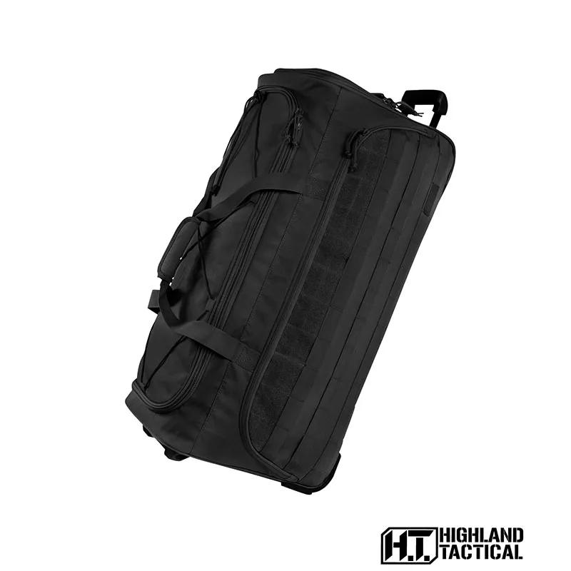 Tactical Rolling Duffel Bag Retractable Handle - 29.5 x 13 x 12.75 in - product view 5