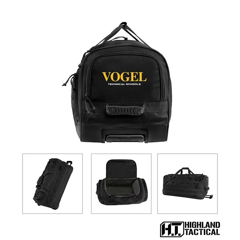 Tactical Rolling Duffel Bag Retractable Handle - 29.5 x 13 x 12.75 in - product view 8