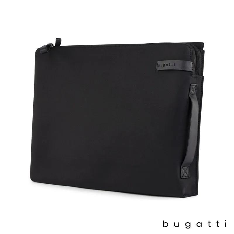 Laptop Sleeve Nylon with Vegan Leather Trim - 15.6 in - product view 2