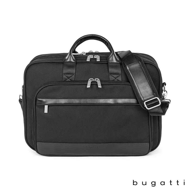 Briefcase Polyester with Vegan Leather Trim - 15.6 in - product view 2