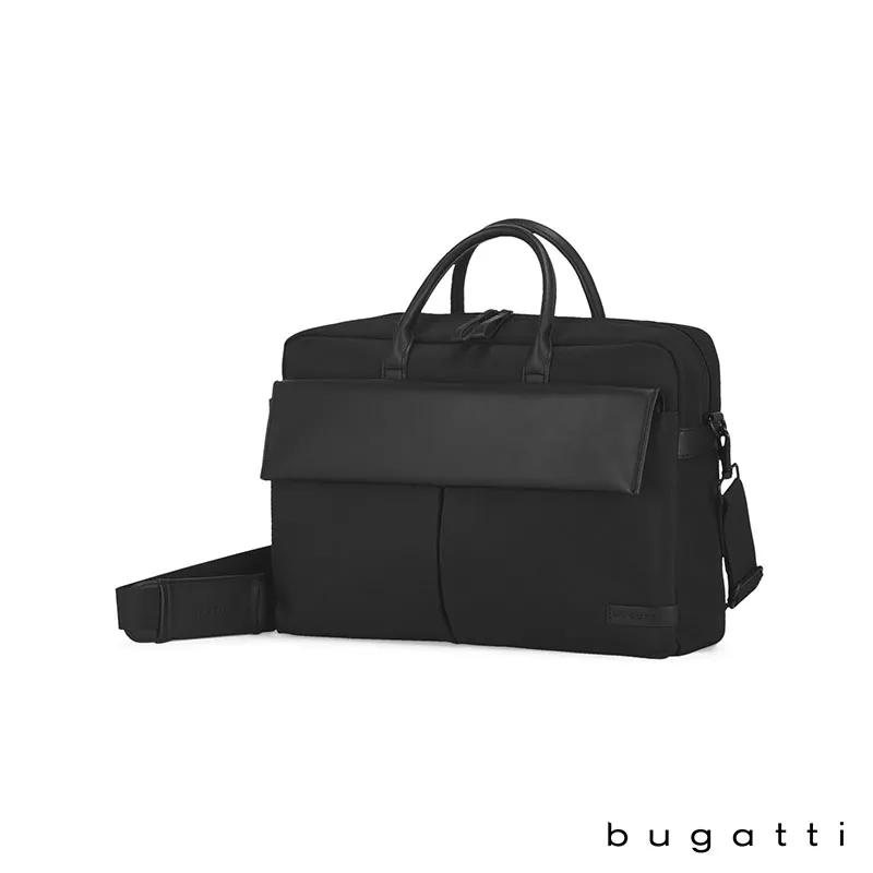 Briefcase Nylon with Vegan Leather Trim 15.6 Laptop - 15 x 17.75 x 2.4 in - product view 2