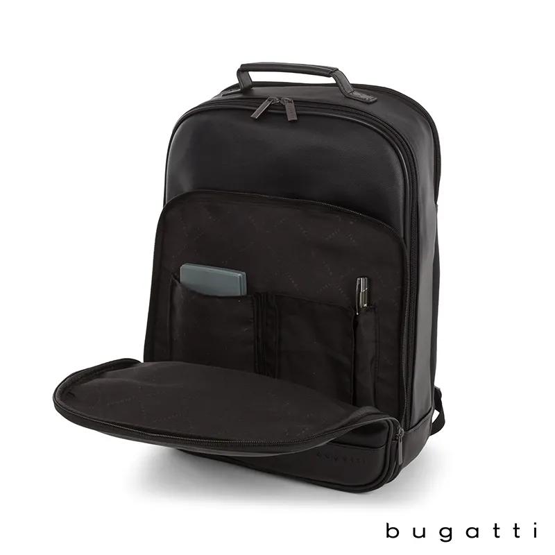Backpack Twill-Pattern Vegan Leather 15.6 Laptop - 12 x 15.5 x 6.25 in - product view 6