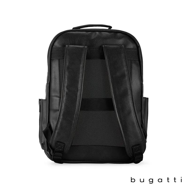 Laptop Backpack Vegan Leather Canvas Trim RFID - 11.5 x 16.5 in - product view 3