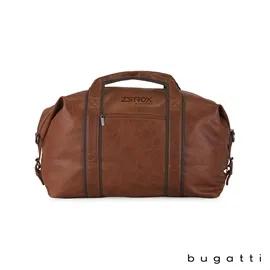 Duffel Bag Vegan Leather Canvas Trim Lined - 18.9 x 13.4 in - product view 2