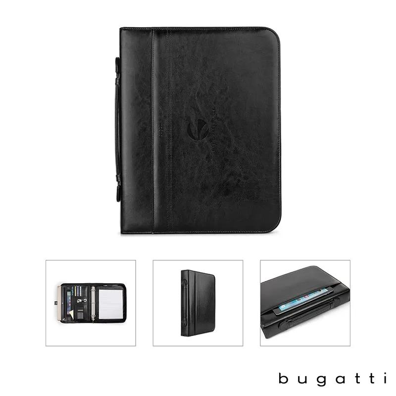 3-Ring Binder Padfolio Vegan Leather Handle - 10.5 x 13.75 in - product view 7