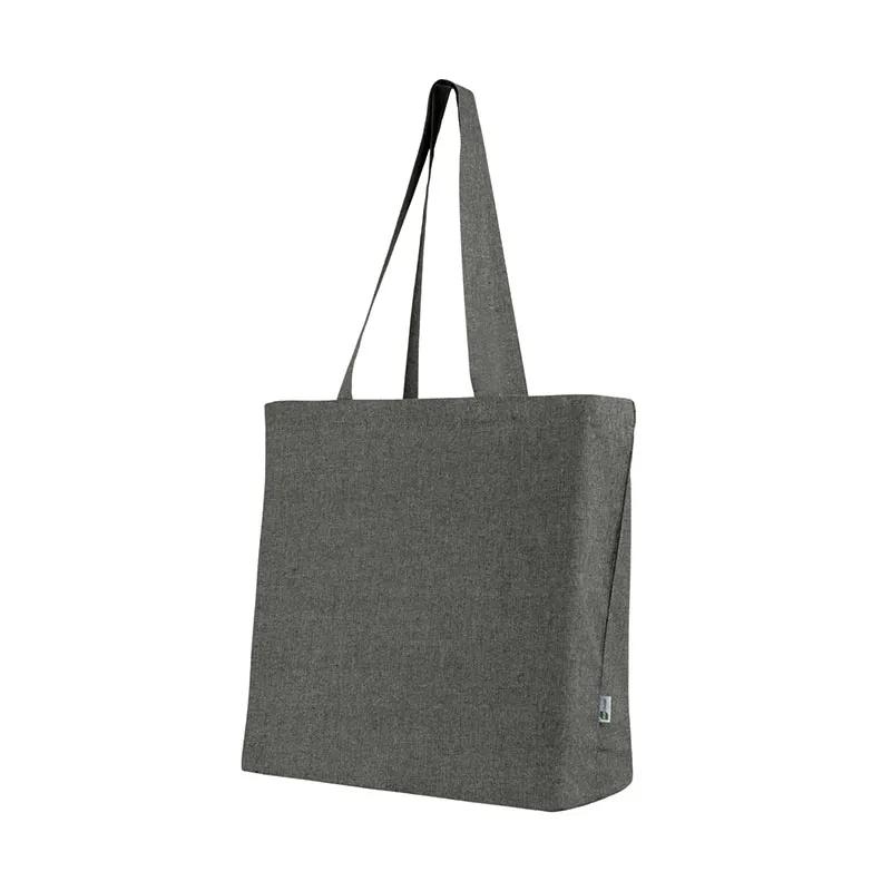 Custom Tote Bag Recycled Cotton Lightweight - 14 x 14.5 in - product view 2