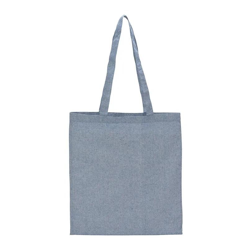 Custom Tote Bag Recycled Cotton Machine Washable - 15 x 16.5 in - product view 2
