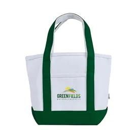 Custom Tote Bag Mini Recycled Canvas Heavy Duty - 9.25 x 10.9 in - product view 2
