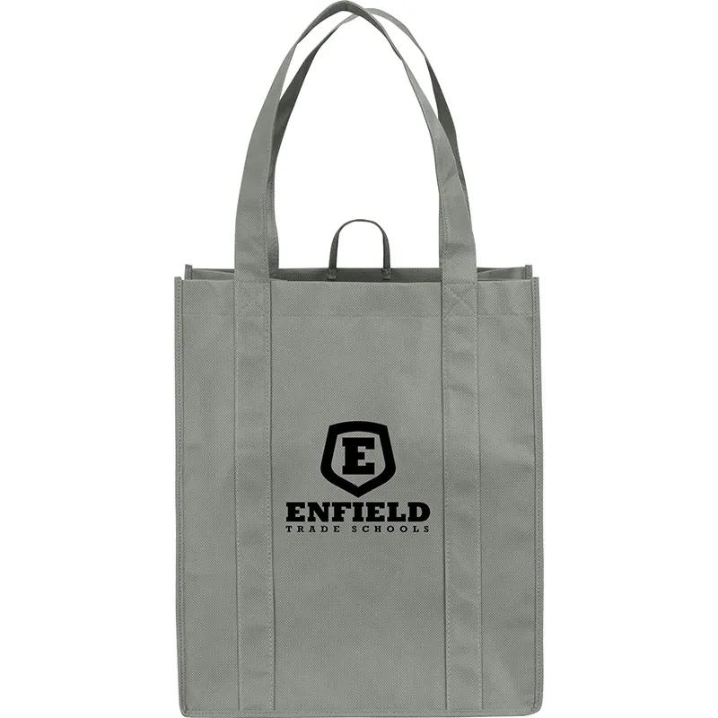 Custom Tote Bag Non-Woven Extra Wide Gusset - 12 x 14 in