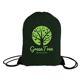 Drawstring Bag RPET Recycled 210D Polyester - 14 x 18 in - product view 3
