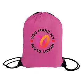 Drawstring Bag RPET Recycled 210D Polyester - 14 x 18 in - product view 12