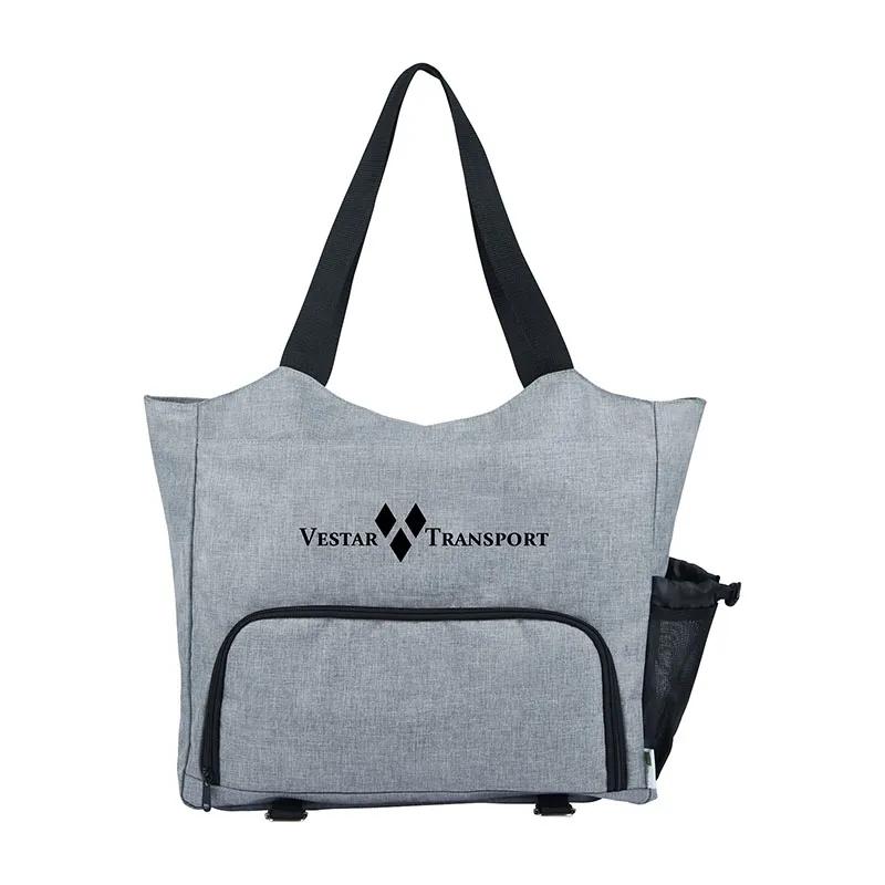Tote Bag RPET Yoga with Shoe Compartment - 15 1/2 in
