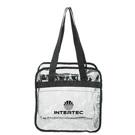Tote Bag Clear Stadium with Zippered Closure - 12 in