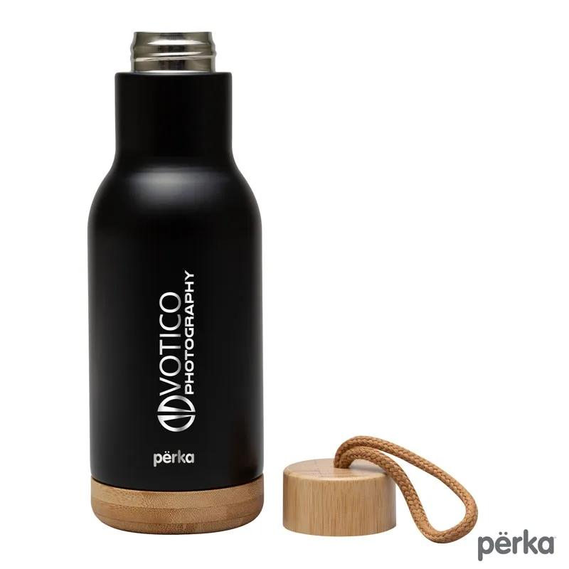 Water Bottle Double Wall Stainless Steel Bamboo - 17 oz - product view 4