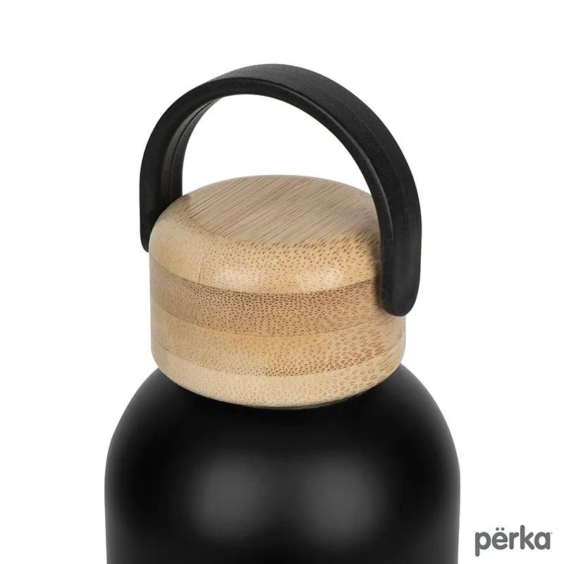Water Bottle Double Wall Stainless Steel Bamboo - 18 oz - product view 5