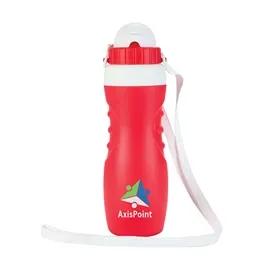 Water Bottle Double Wall Polypropylene Crossbody - 18 oz - product view 4