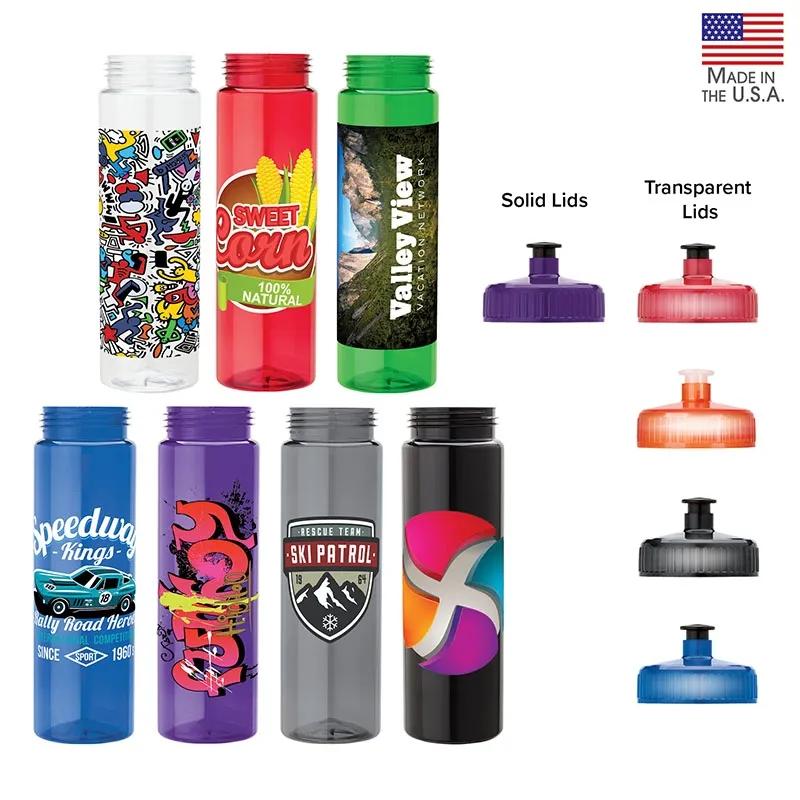 Water Bottle PET Pull Spout Made in USA - 25 oz - product view 5
