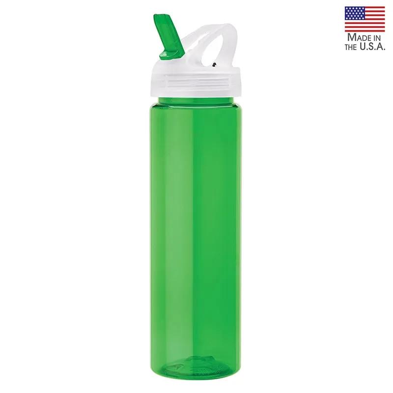 Water Bottle PET Flip Spout Handle Made in USA - 25 oz - product view 4
