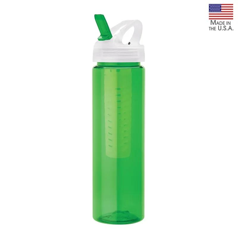 Water Bottle PET Flip Spout Fruit Infuser - 25 oz - product view 3