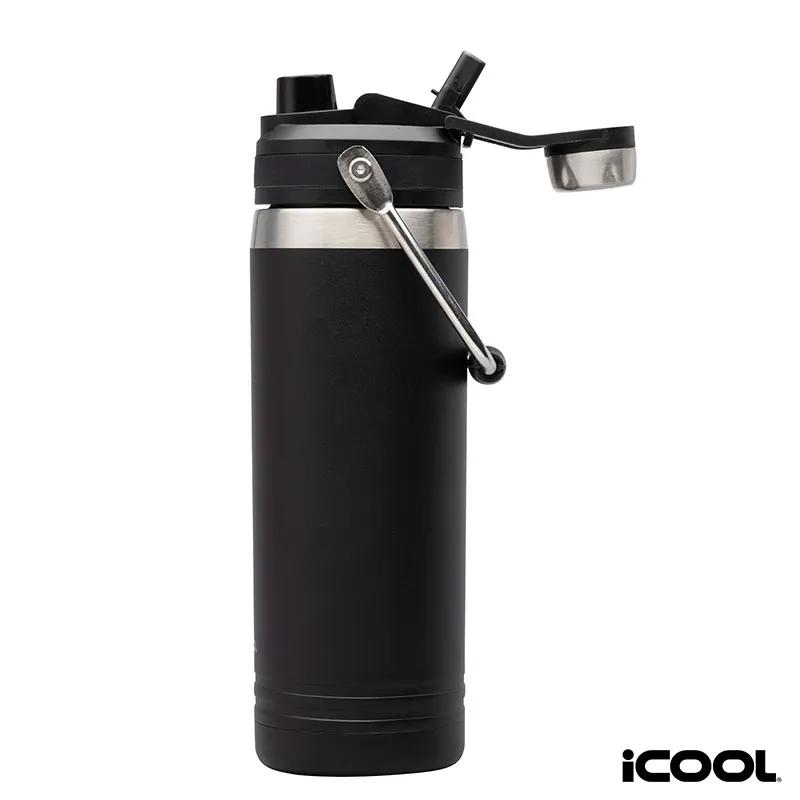 Stainless Steel Water Bottle with Dual Spouts - 24 oz - product view 4