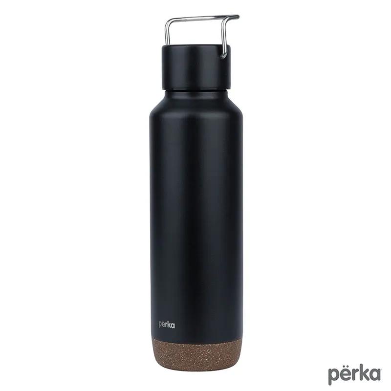 Stainless Steel Water Bottle with Cork Base - 24 oz - product view 4