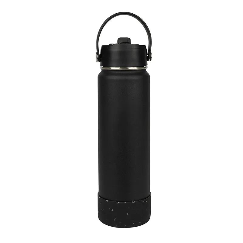 Double Wall Water Bottle with Flip-Up Sipper - 27 oz - product view 3