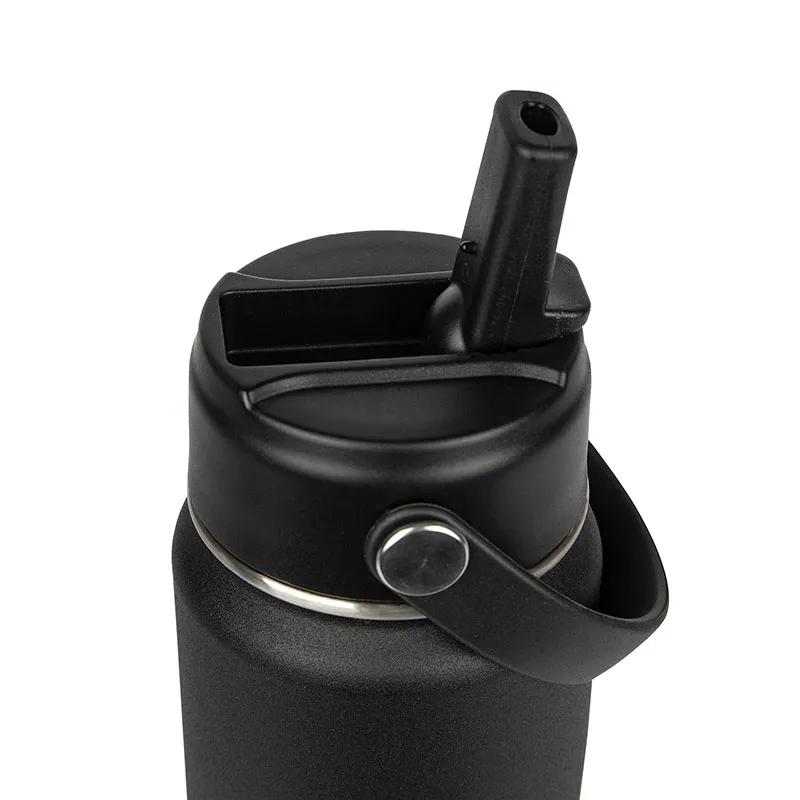 Double Wall Water Bottle with Flip-Up Sipper - 27 oz - product view 4