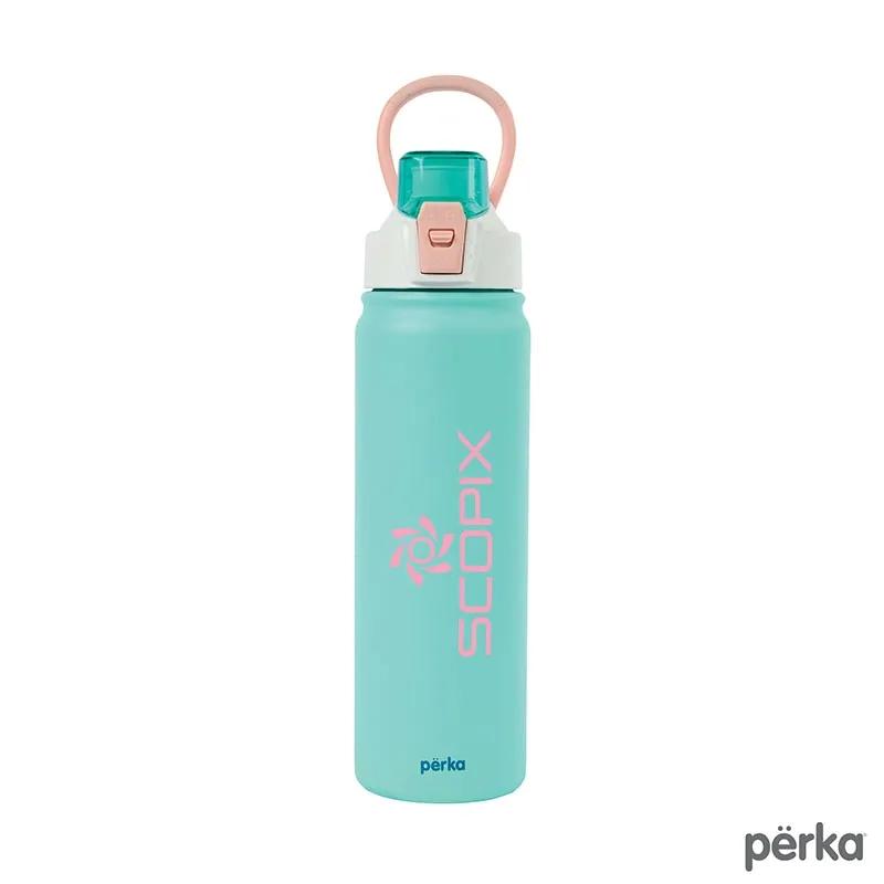 Recycled Stainless Steel Water Bottle with Dual Opening - 24 oz