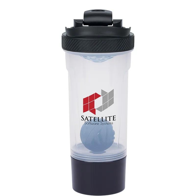 Fitness Shaker Cup with Storage Compartment - 24 oz