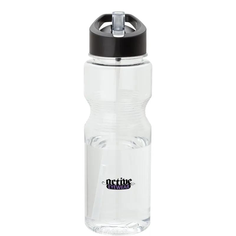 Water Bottle Tritan with Integrated Straw - 24 oz