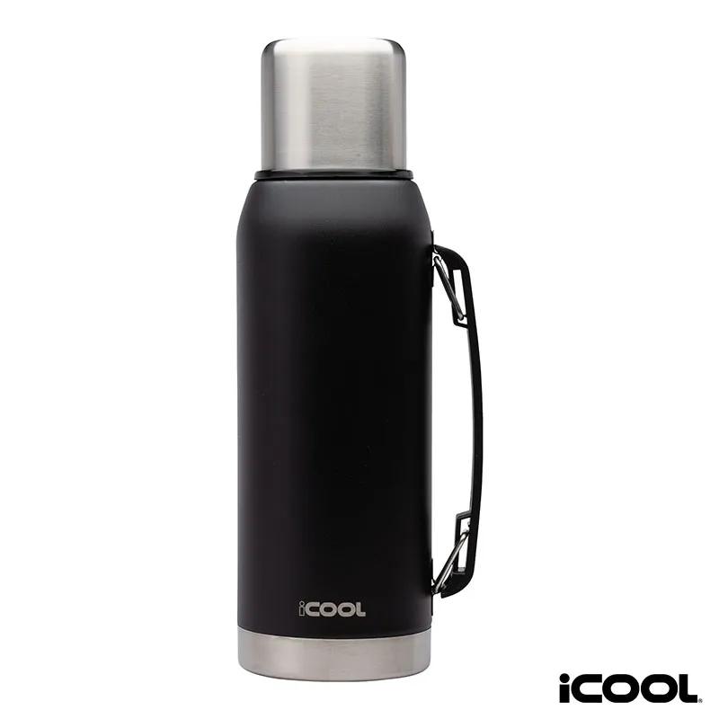 Water Bottle Double Wall with Cup Lid Stainless Steel - 34 oz - product view 3