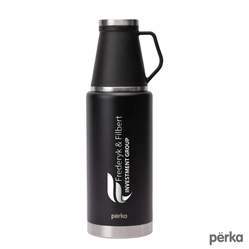 Perka Growler Double Wall with Cup Stainless Steel - 51 oz