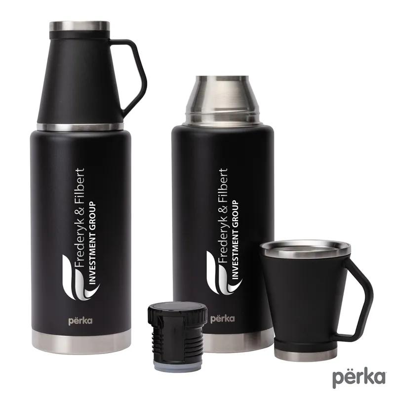 Perka Growler Double Wall with Cup Stainless Steel - 51 oz - product view 10