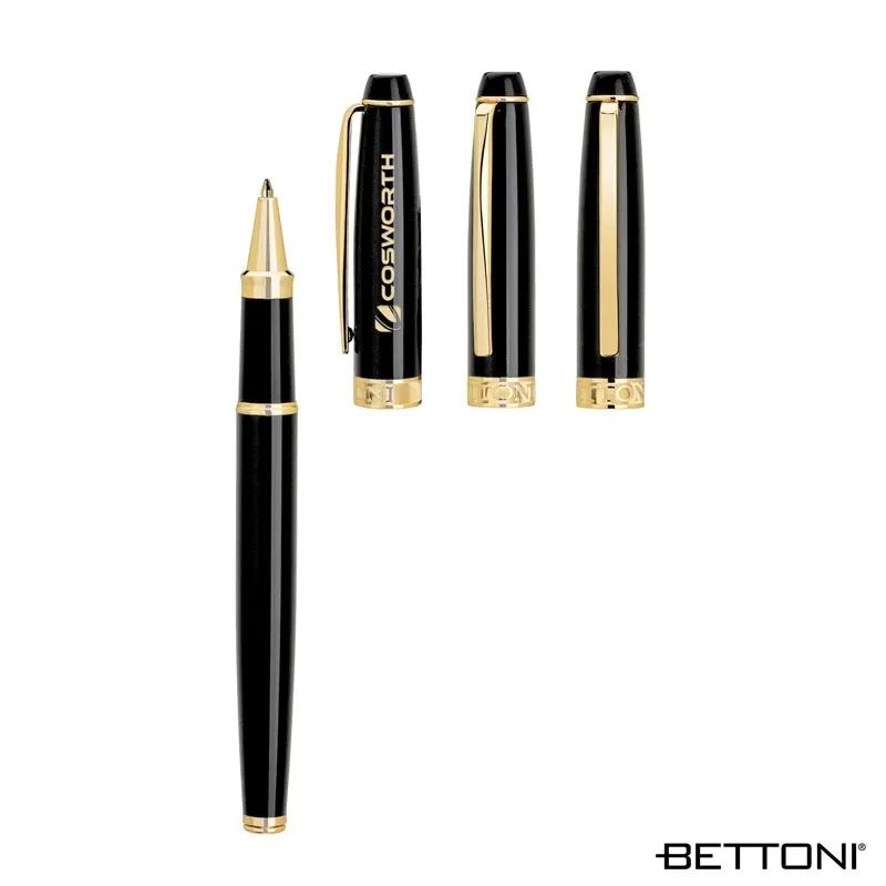 Bettoni Alberti Rollerball Pen Brass Gold Accents - product view 3