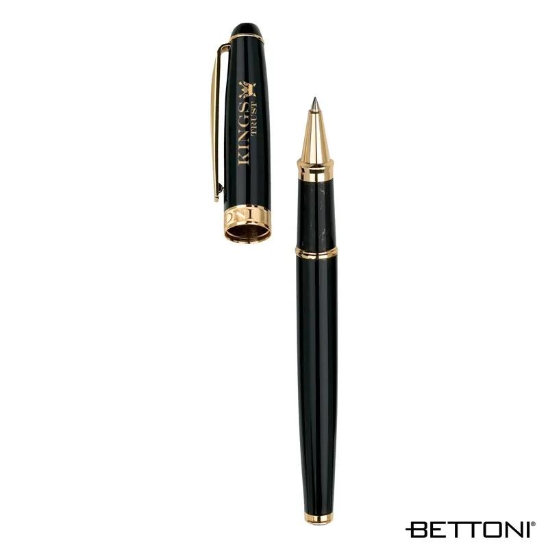 Bettoni Alberti Rollerball Pen Brass Gold Accents - product view 4