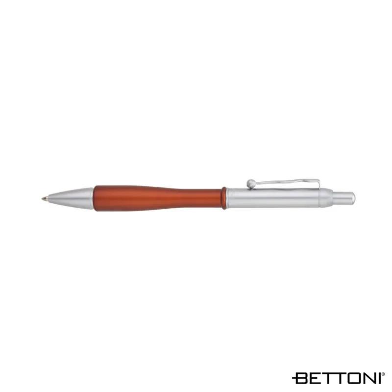 Ballpoint Pen Brass Rubberized Metallic Barrel - product view 2