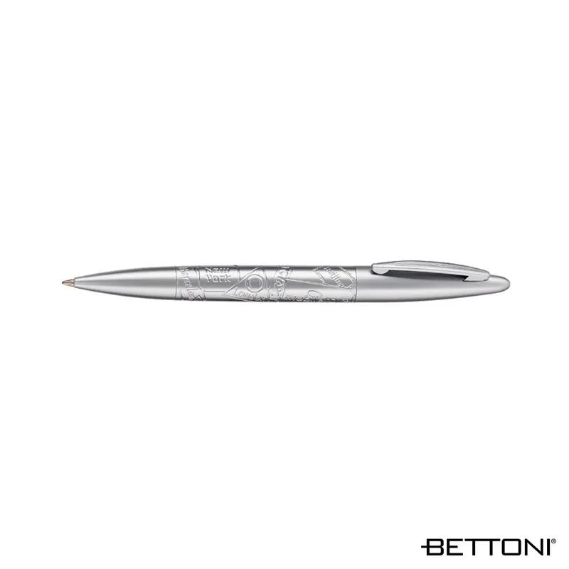 Ballpoint Pen Brass Satin Silver Designer Series - 5.8 in - product view 4