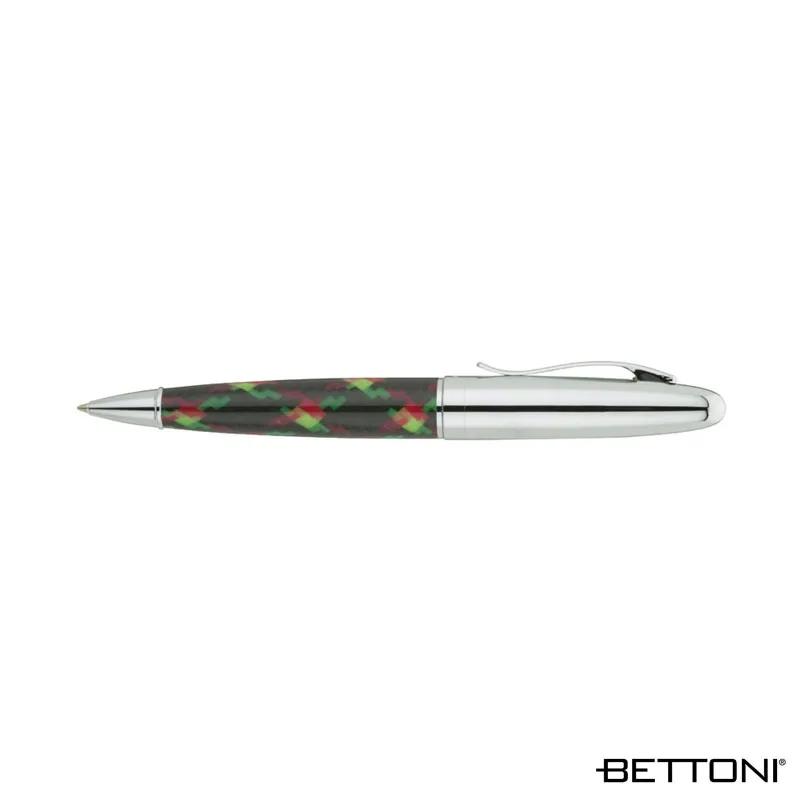 Ballpoint Pen Brass Carbon Fiber Barrel Cap-Off - product view 3