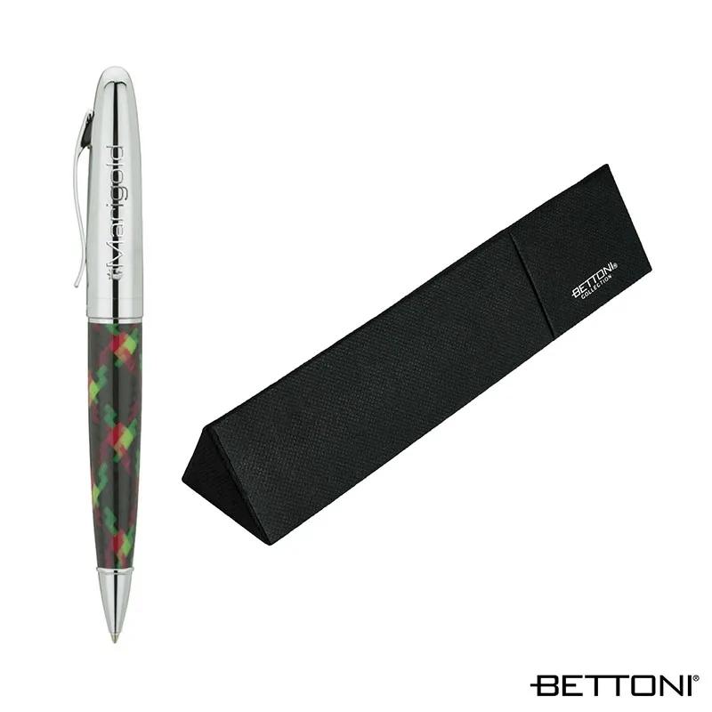 Ballpoint Pen Brass Carbon Fiber Barrel Cap-Off - product view 4